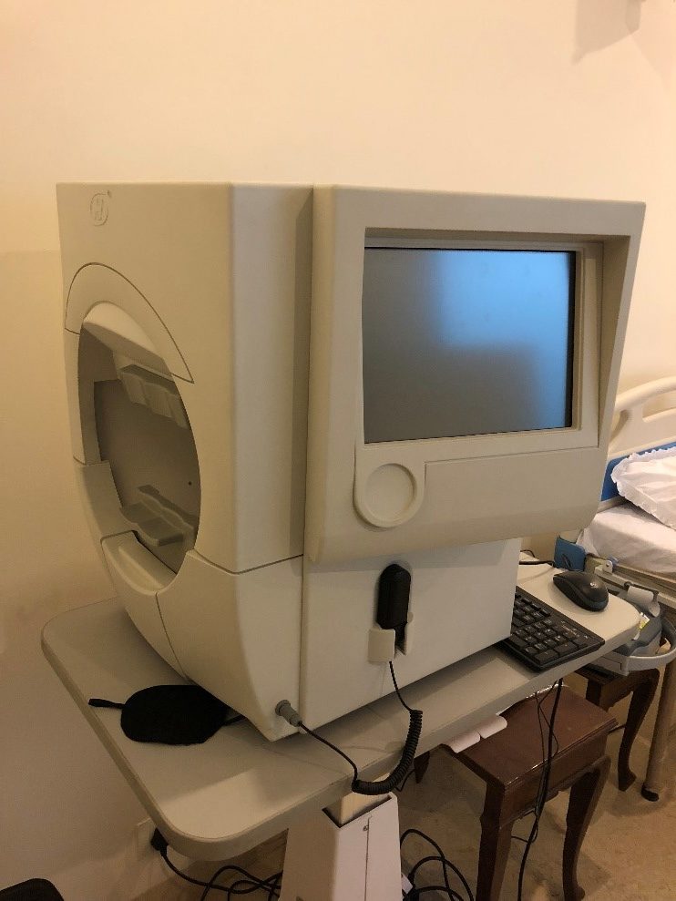 Visual Field Perimetry Test For Eye Examination