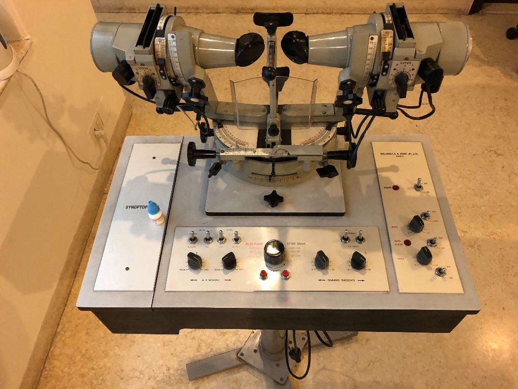 Synoptophore And Orthoptics Eye Examination